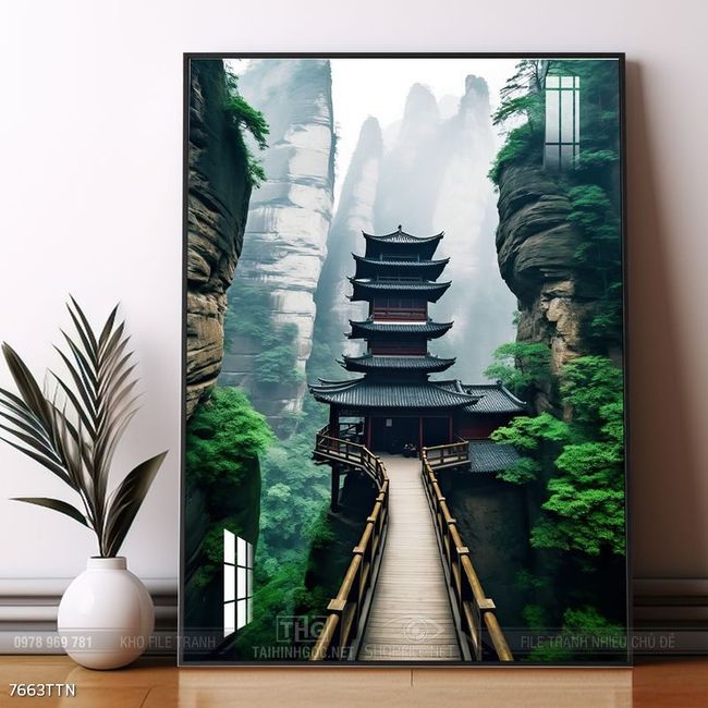 Tranh phong thủy treo trang trí phòng khách