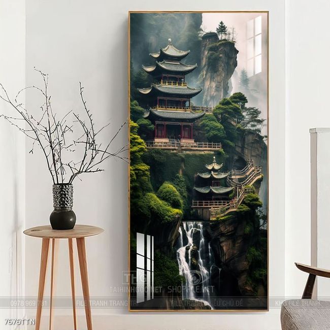 Tranh phong thủy treo trang trí phòng khách