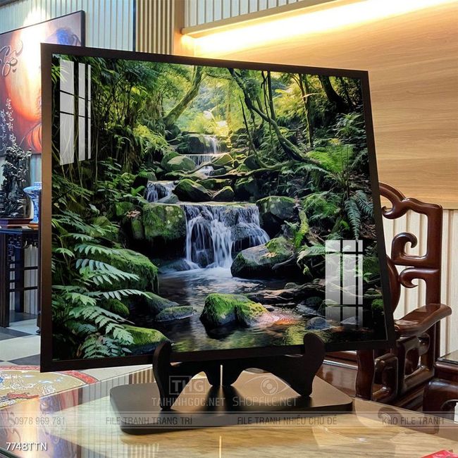 Tranh phong thủy sơn thủy đẹp