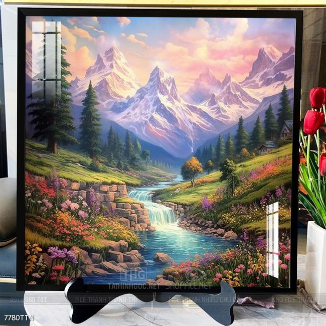 Tranh phong thủy treo trang trí phòng khách