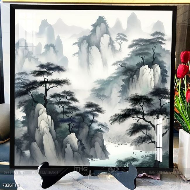 Tranh phong thủy sơn thủy hữu tình