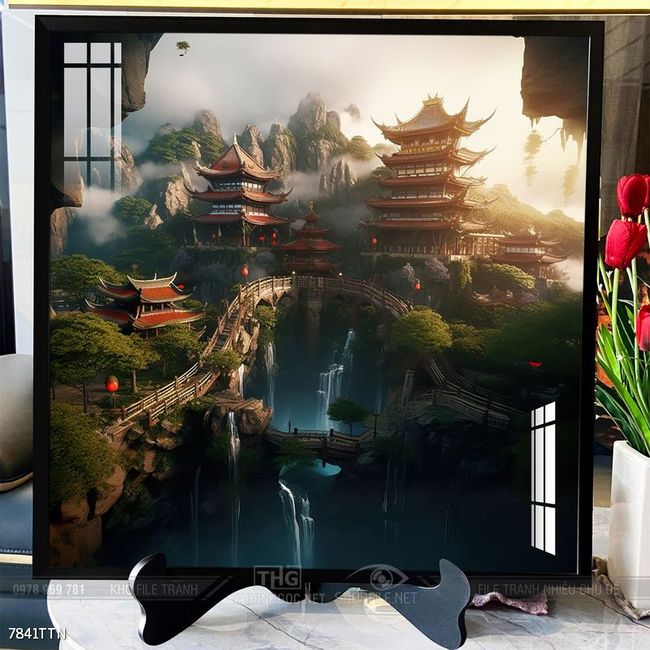 Tranh phong thủy treo trang trí phòng khách