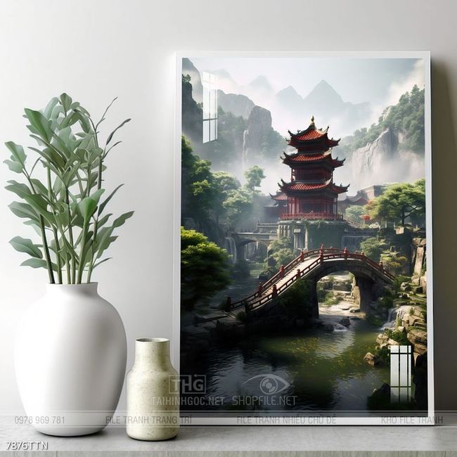 Tranh phong thủy nghệ thuật decor
