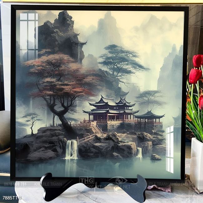 Tranh treo phòng khách theo phong thủy