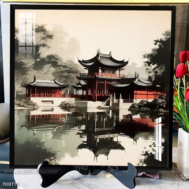 Tranh phong thủy treo trang trí phòng khách