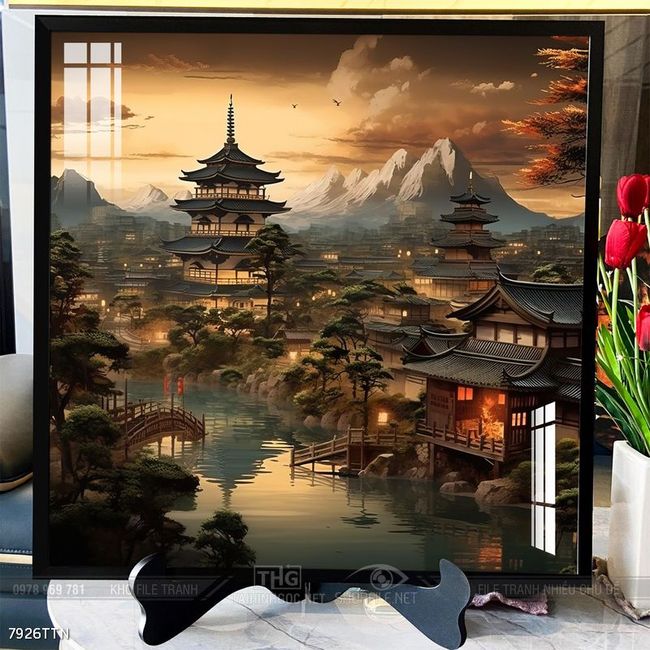 Tranh phong thủy sơn thủy đẹp