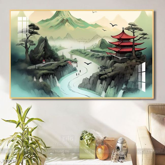 Tranh phong thủy nghệ thuật đẹp nhất