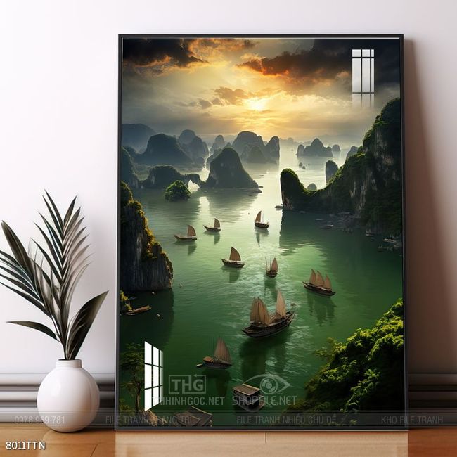 Tranh treo phòng khách theo phong thủy