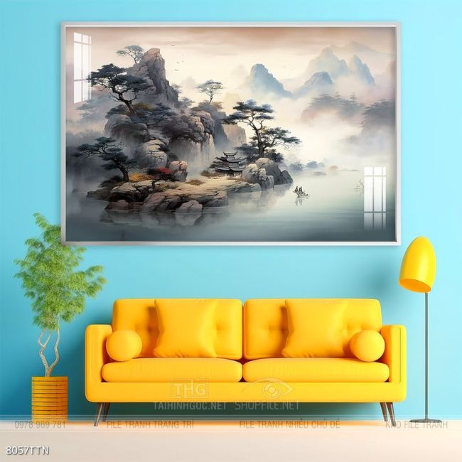 Mẫu tranh phong thủy đẹp và ý nghĩa
