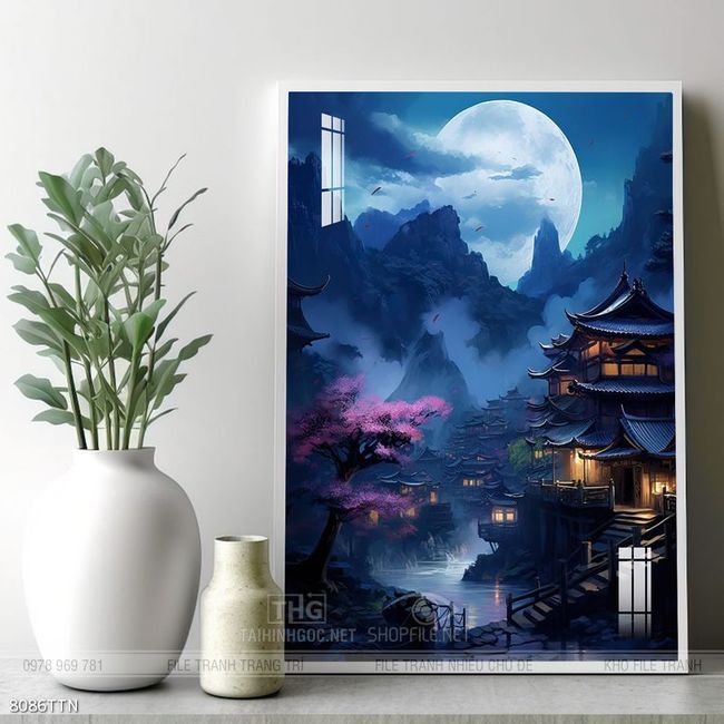 Tranh phong thủy treo trang trí phòng khách