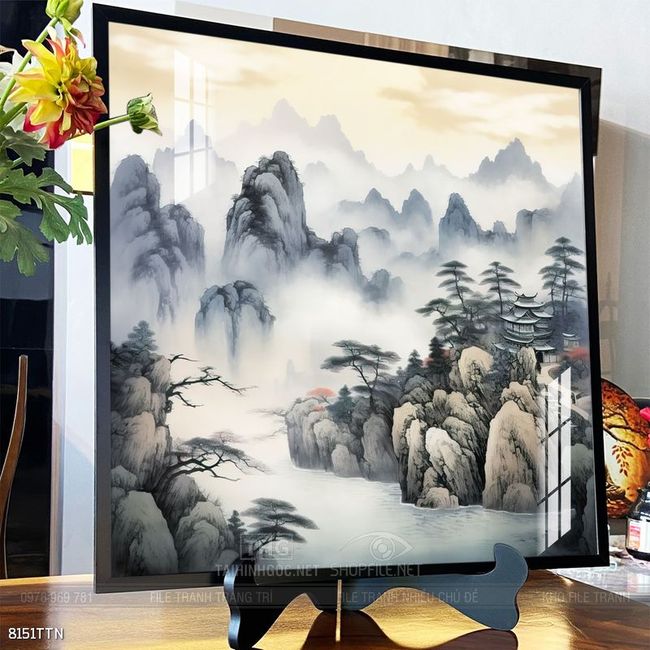 Tranh phong thủy treo trang trí phòng khách