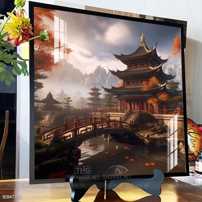 Tranh phong thủy sơn thủy đẹp