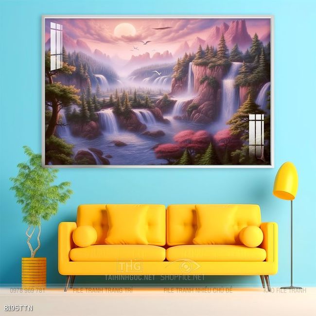 Tranh phong thủy nghệ thuật decor
