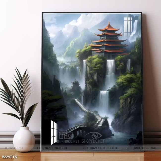 Tranh phong thủy treo trang trí phòng khách