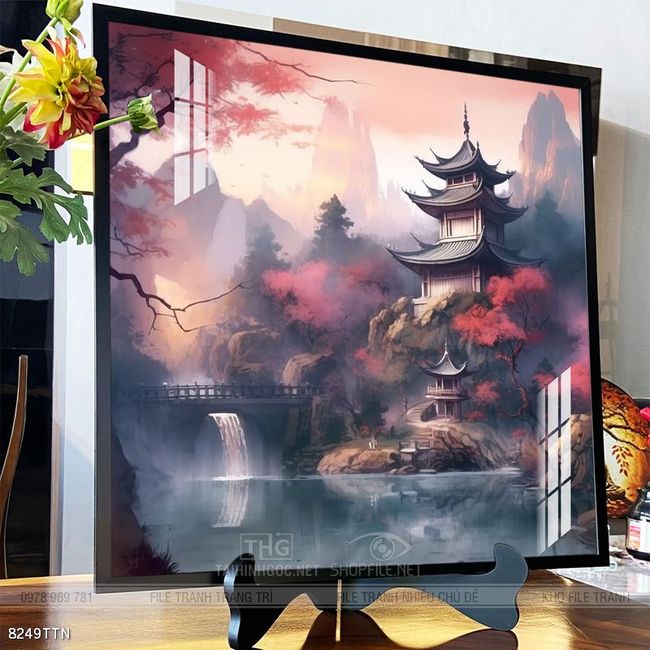 Tranh phong thủy sơn thủy đẹp