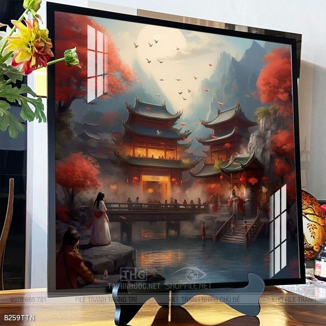 Mẫu tranh phong thủy đẹp và ý nghĩa
