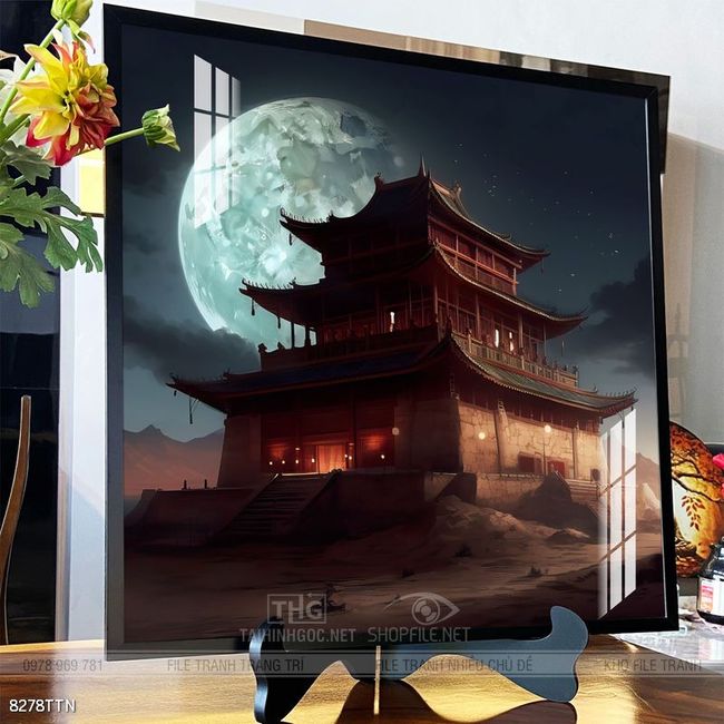 Tranh phong thủy sơn thủy hữu tình