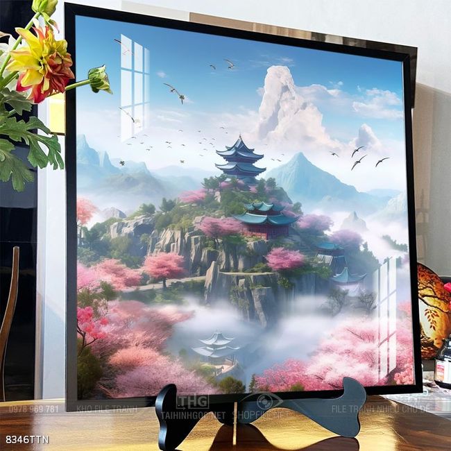 Tranh phong thủy treo trang trí phòng khách