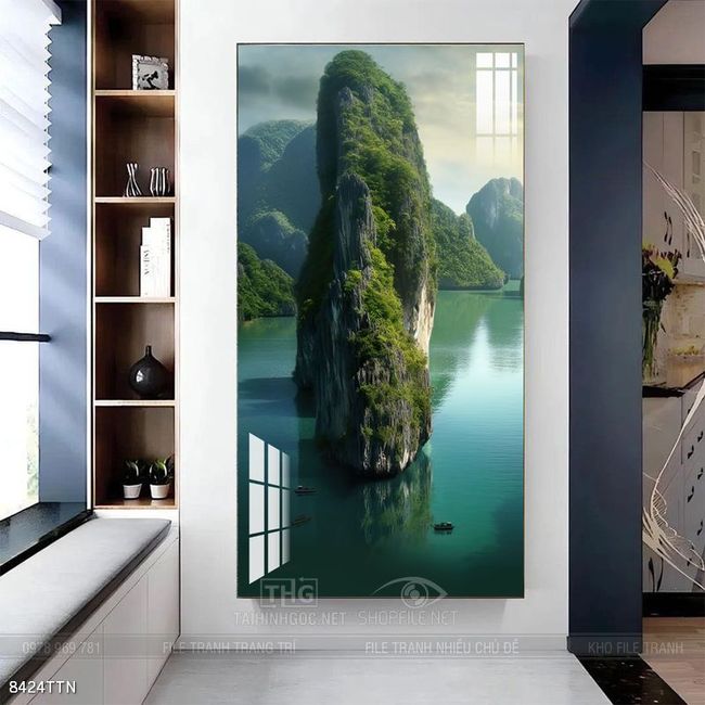 Tranh phong thủy treo trang trí phòng khách