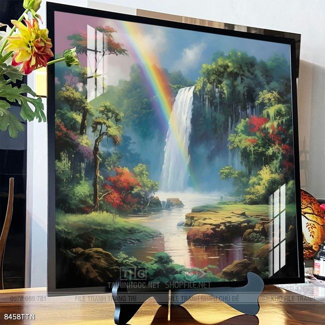 Tranh phong thủy sơn thủy đẹp