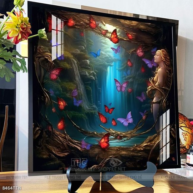 Tranh phong thủy treo trang trí phòng khách