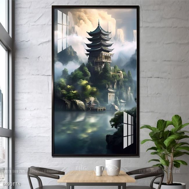 Mẫu tranh phong thủy đẹp và ý nghĩa