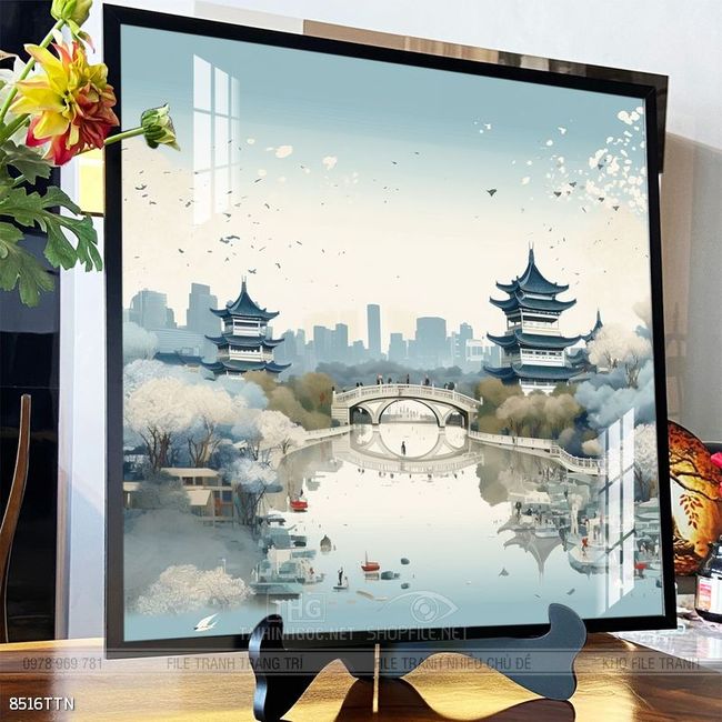 Tranh phong thủy treo trang trí phòng khách