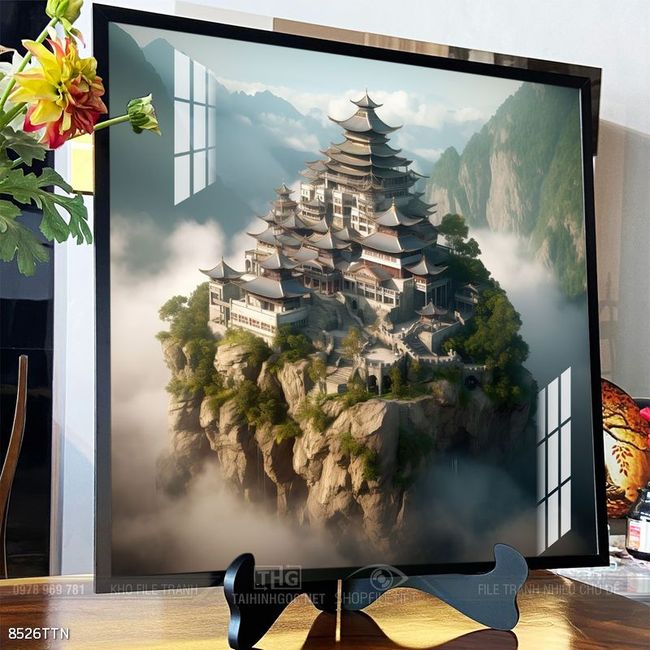 Tranh phong thủy sơn thủy hữu tình