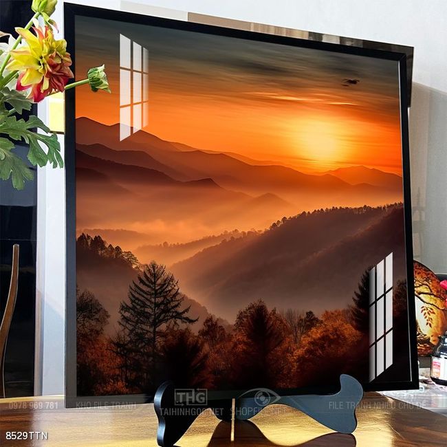 Tranh phong thủy treo trang trí phòng khách