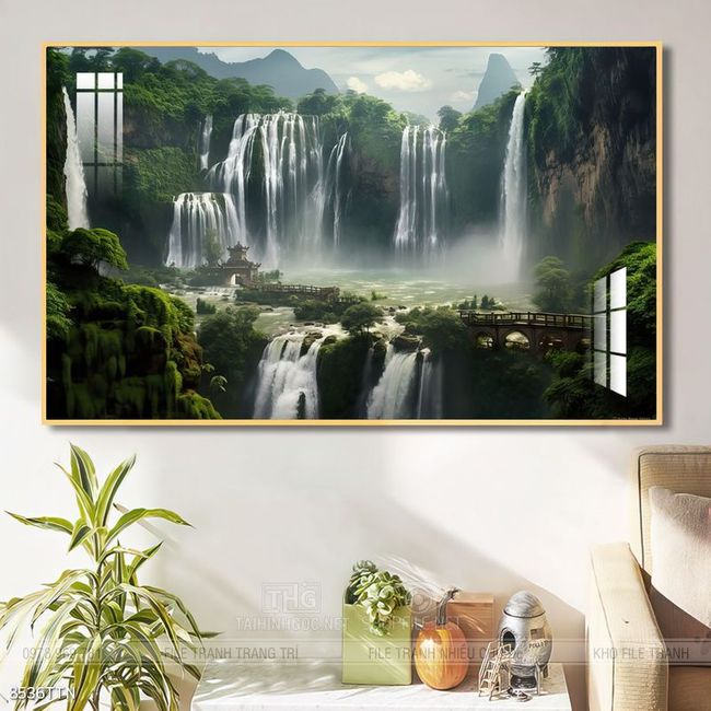 Tranh phong thủy sơn thủy đẹp