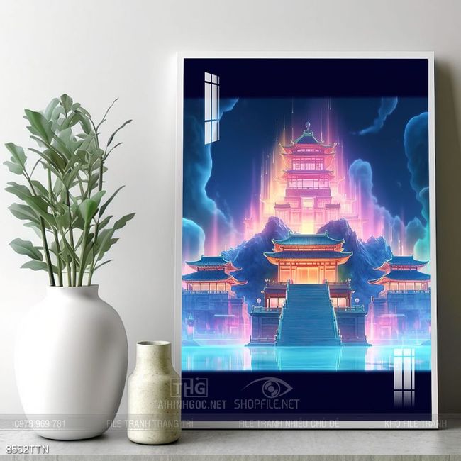 Tranh phong thủy sơn thủy hữu tình