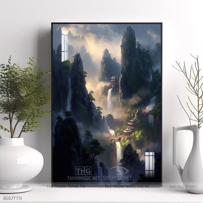 Tranh phong thủy nghệ thuật đẹp nhất