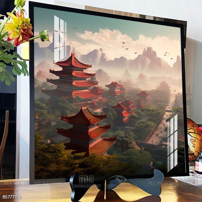 Tranh phong thủy treo trang trí phòng khách