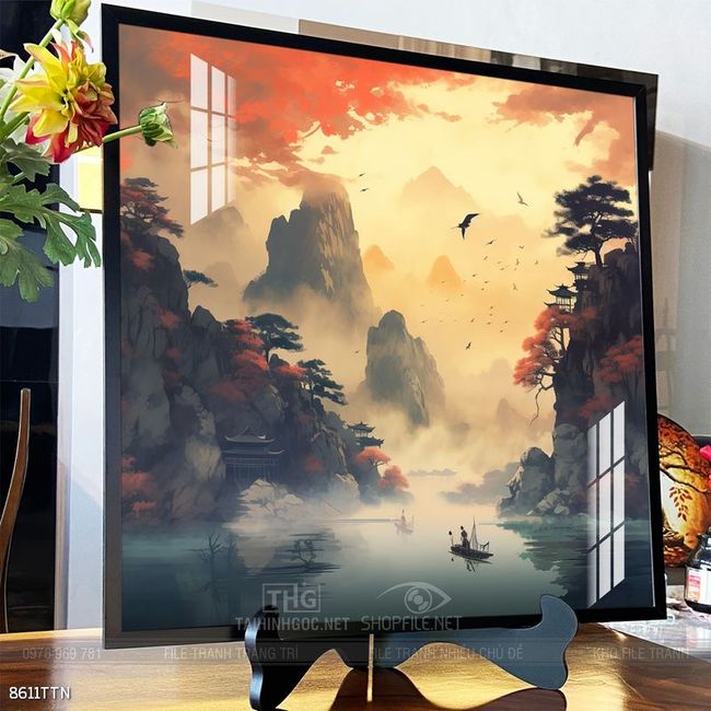 Mẫu tranh phong thủy đẹp và ý nghĩa