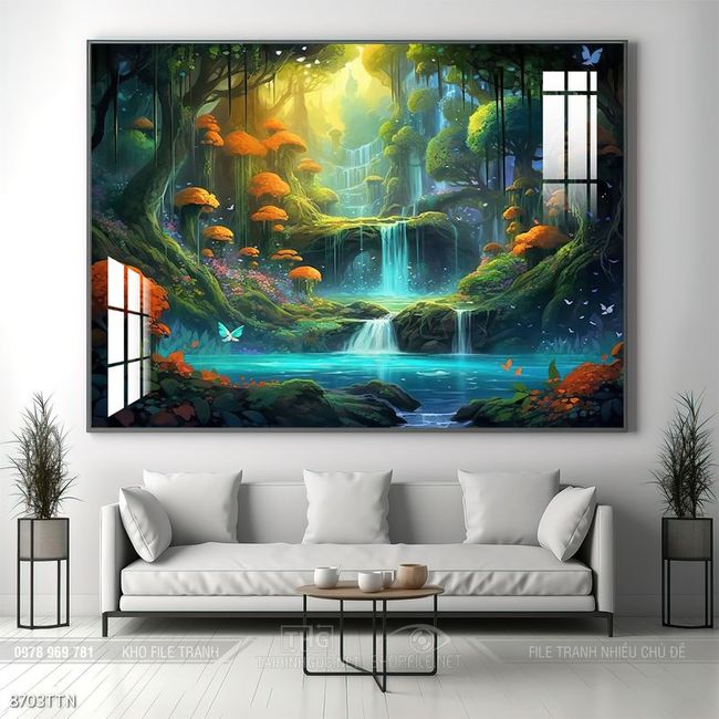 Tranh phong thủy nghệ thuật decor