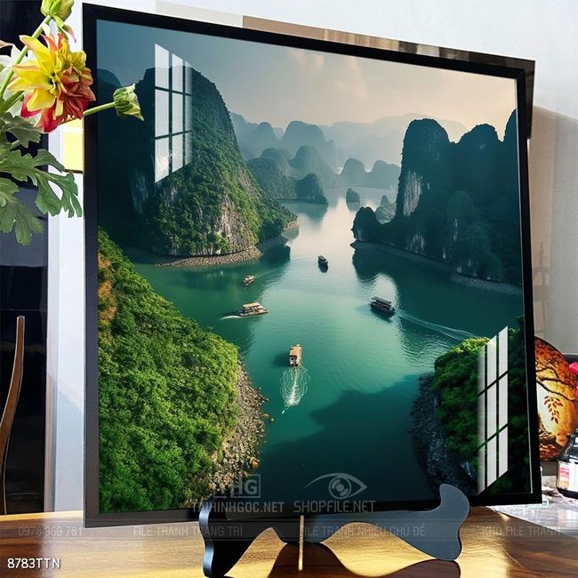 Tranh phong thủy sơn thủy đẹp