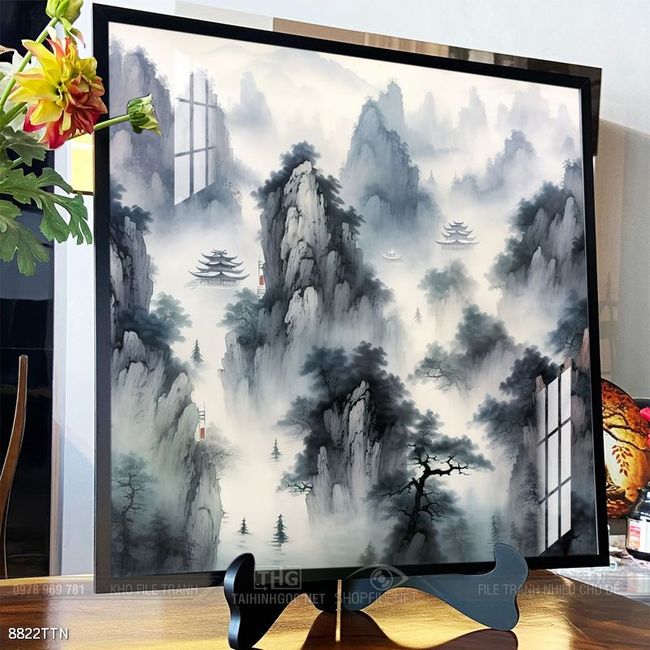 Tranh phong thủy treo trang trí phòng khách