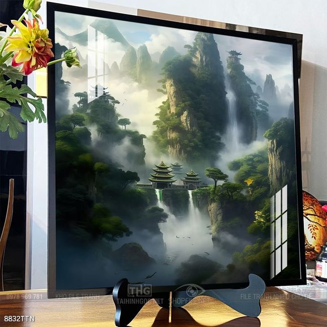 Tranh phong thủy sơn thủy hữu tình