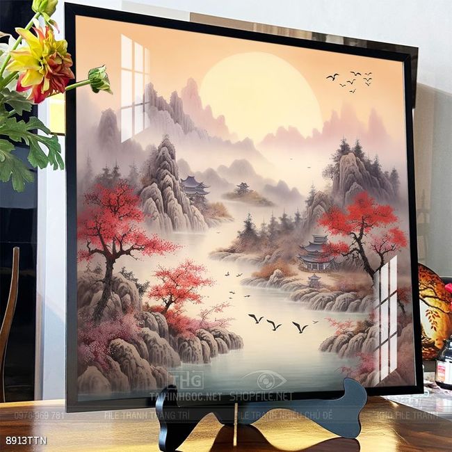 Tranh phong thủy treo trang trí phòng khách