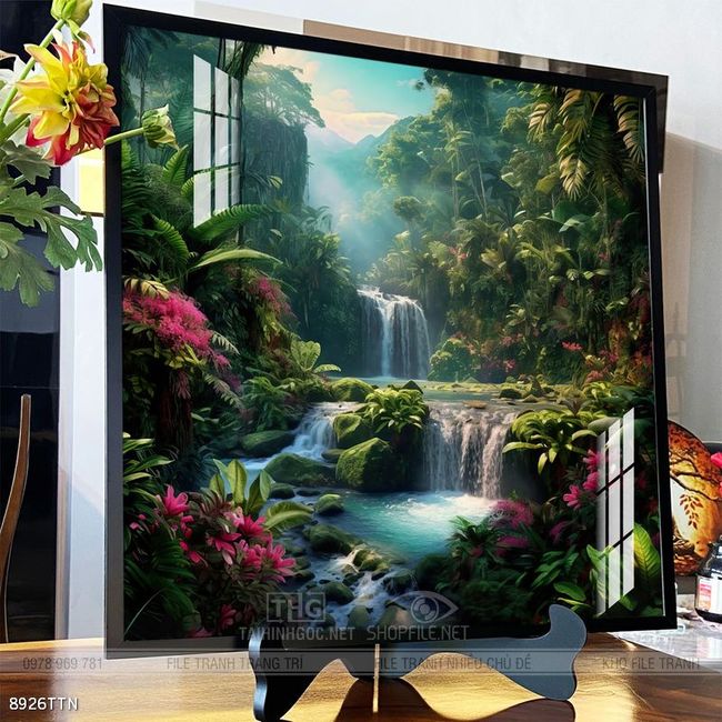 Tranh phong thủy treo trang trí phòng khách
