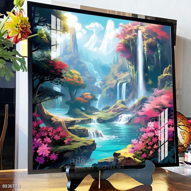 Tranh phong thủy sơn thủy hữu tình