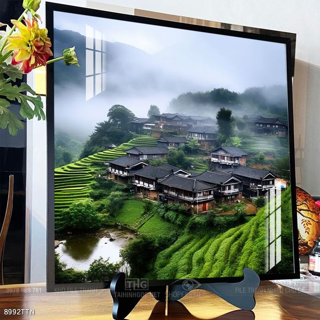 Tranh phong thủy sơn thủy đẹp