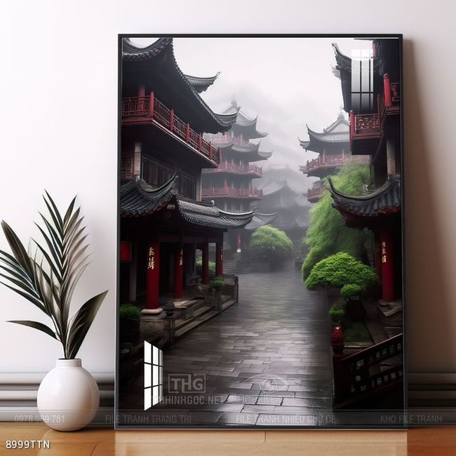 Tranh treo phòng khách theo phong thủy