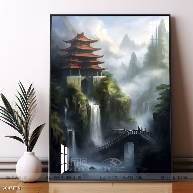 Tranh treo phòng khách theo phong thủy