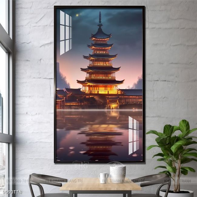 Tranh treo phòng khách theo phong thủy