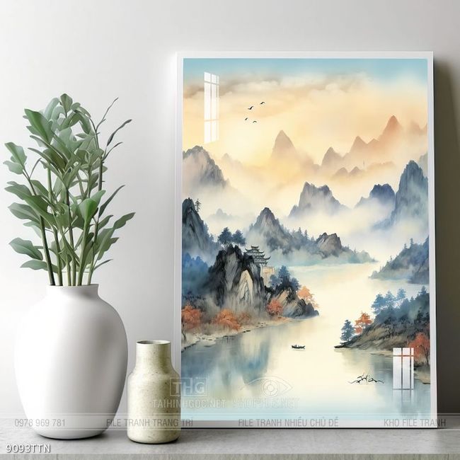 Mẫu tranh phong thủy đẹp và ý nghĩa