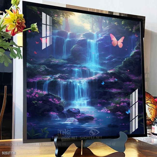 Tranh phong thủy sơn thủy hữu tình