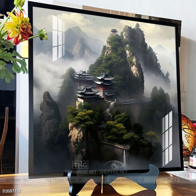 Tranh treo phòng khách theo phong thủy