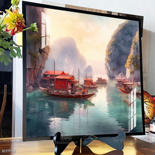 Tranh phong thủy sơn thủy hữu tình