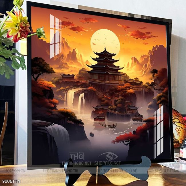Mẫu tranh phong thủy đẹp và ý nghĩa